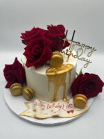Big rose cake