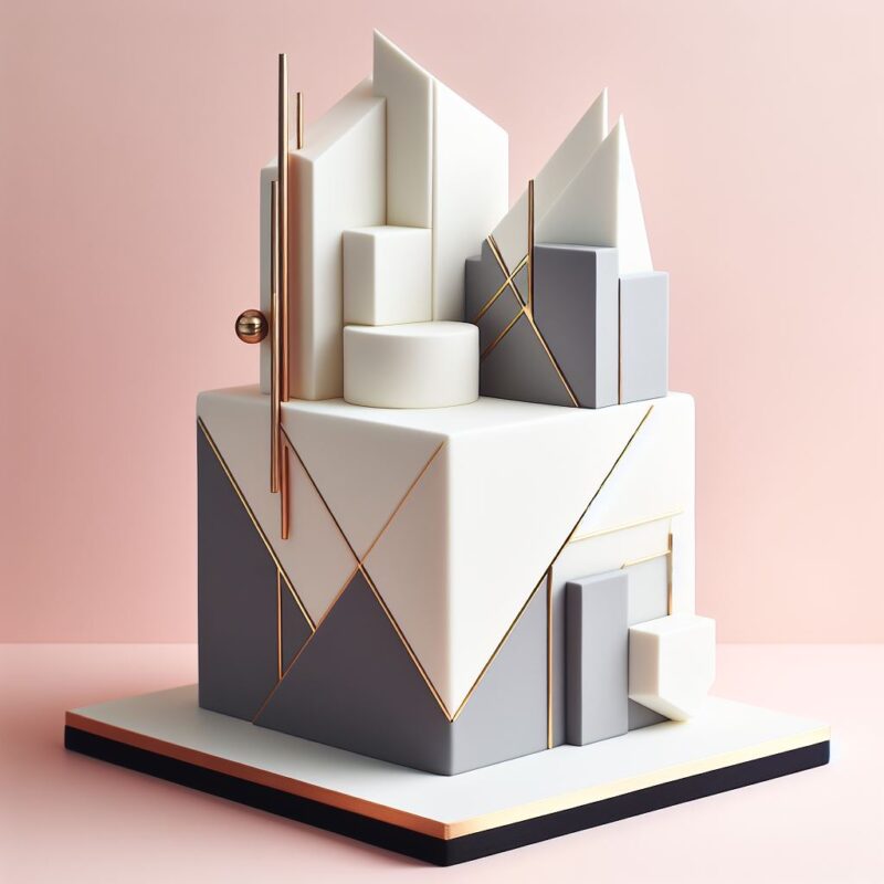 Modern Geometric Cake2