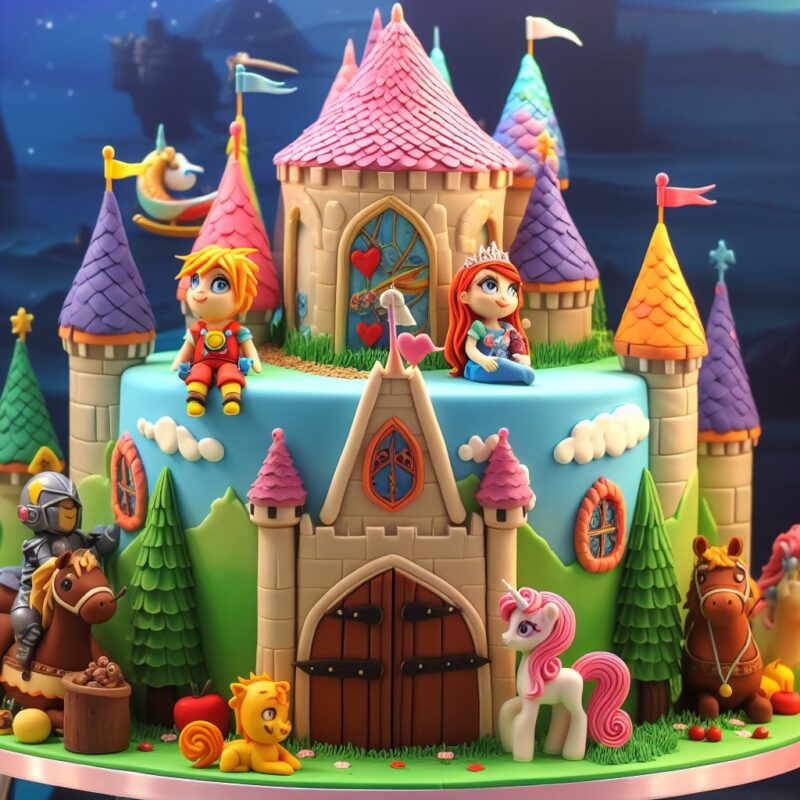 Princess Castle Cake