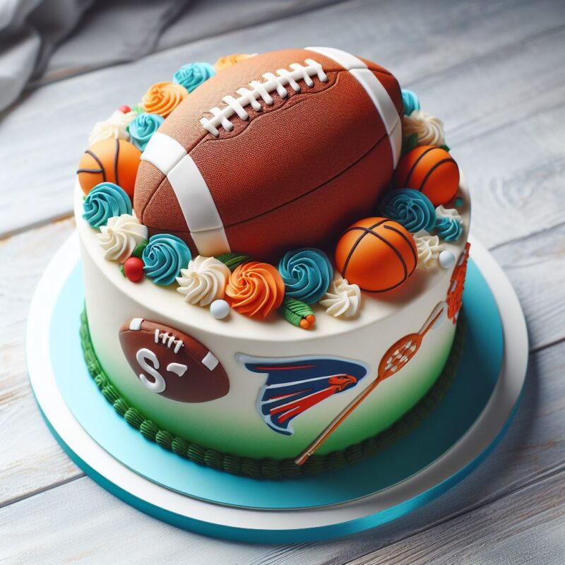 Sports-Themed Cake