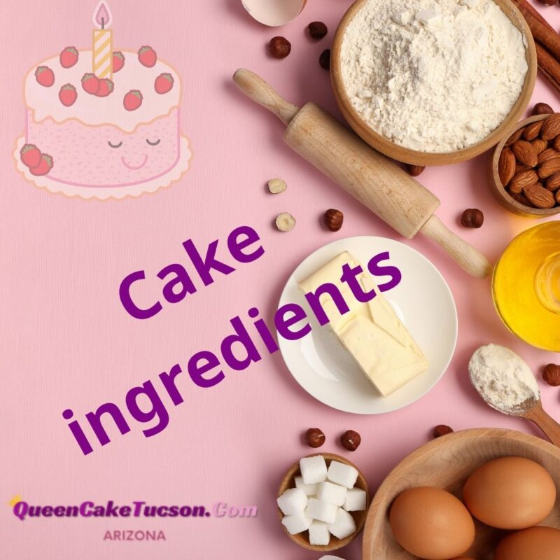 Cake ingredients