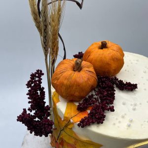 Pumpkin design cake5